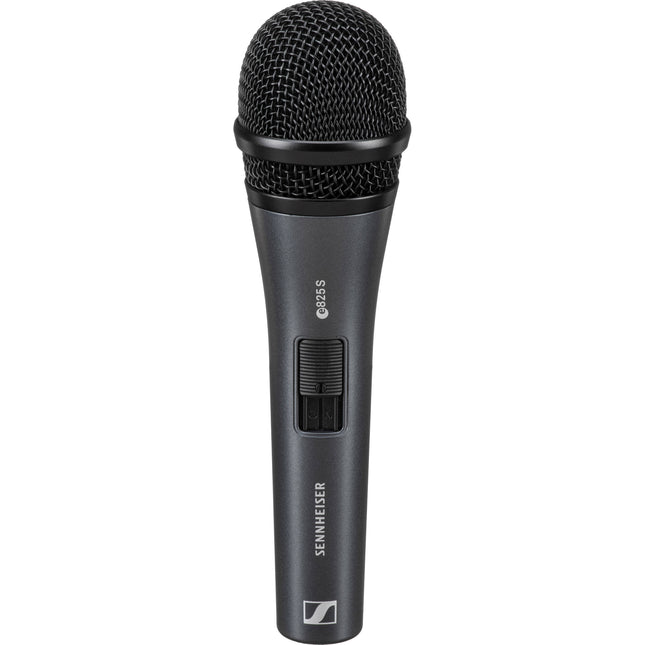 Sennheiser e825S Micrófono Dinámico Cardioide de Mano 80 Hz-15 kHz con Clip y Funda