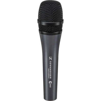 Sennheiser E845 Micrófono Vocal Supercardioide para Escenario con Respuesta Tonal Suave y Clip MZQ 800