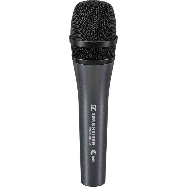 Sennheiser E845 Micrófono Vocal Supercardioide para Escenario con Respuesta Tonal Suave y Clip MZQ 800