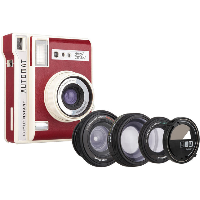 Lomography Lomo'Instant Automat Cámara instantánea con lentes 60mm f8 y accesorios South Beach