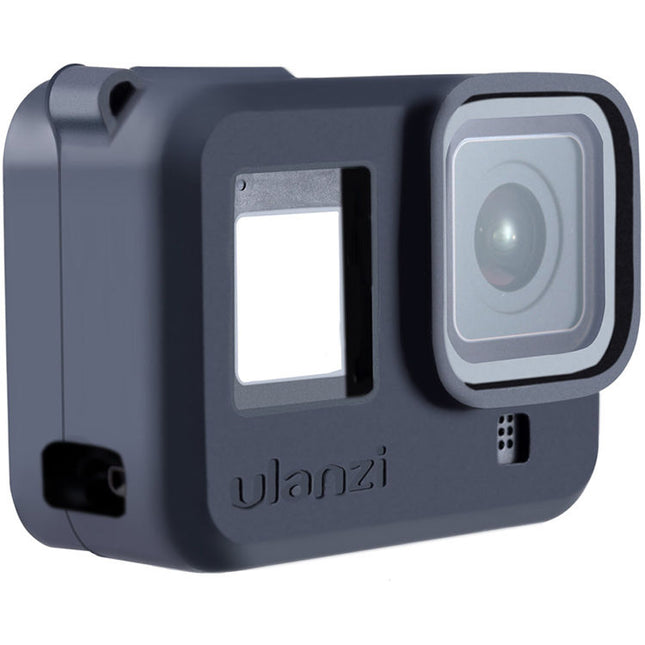 Ulanzi G8-3 Funda Silicona con Tapa de Lente y Cordón para GoPro HERO8 Black