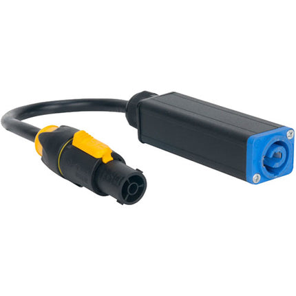 ADJ IP65 Conector de Alimentación Bloqueo Azul 12 AWG 20A 1 Pieza