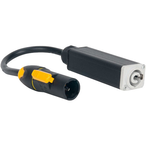 American DJ IP65 Conector de Energía Bloqueo 1 pie Cable 12 AWG 20A 120VAC