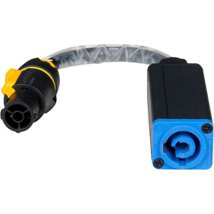 American DJ IP65 Conector de Alimentación Bloqueo Azul 12 AWG 20A 1 Pieza