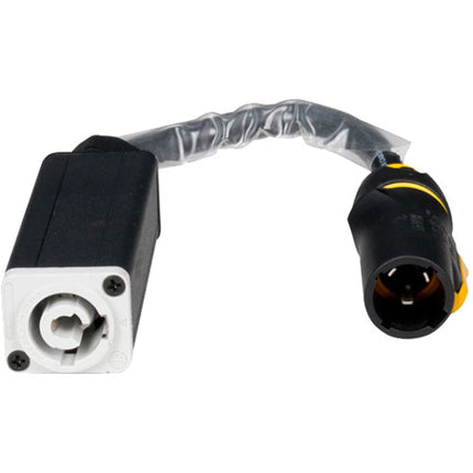 American DJ IP65 Conector de Energía Bloqueo 1 pie Cable 12 AWG 20A 120VAC
