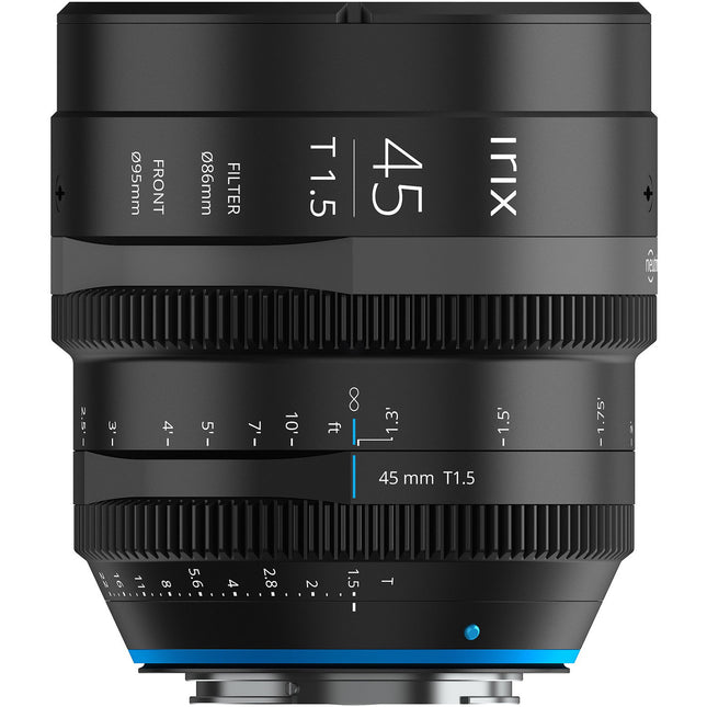IRIX 45mm T1.5 Objetivo Cine Montura PL Apertura T1.5 T22 Diámetro 95mm
