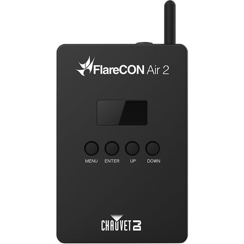 CHAUVET DJ FlareCON Air 2 Transmisor Receptor con Pantalla OLED y Batería Recargable