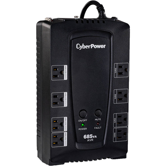 CyberPower CP685AVRG SAI compacto 685VA 390W 8 tomas protección 1030J USB