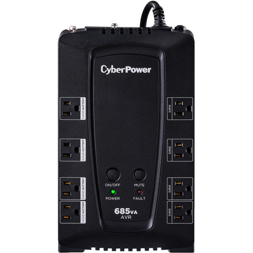 CyberPower CP685AVRG SAI compacto 685VA 390W 8 tomas protección 1030J USB