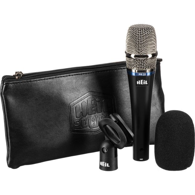 Heil Sound PR 22 UT Micrófono Dinámico Cardioide 50 Hz-18 kHz Incluye Funda y Clip