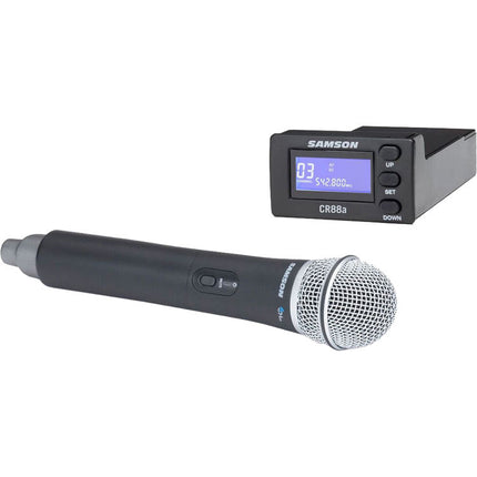 Samson Concert 88a Sistema de Micrófono Inalámbrico para XP310w XP312w hasta 30m y 8 horas batería