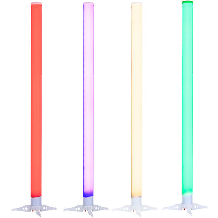 Eliminator Lighting LED BP Tubes Kit de 4 tubos recargables con control IR y accesorios