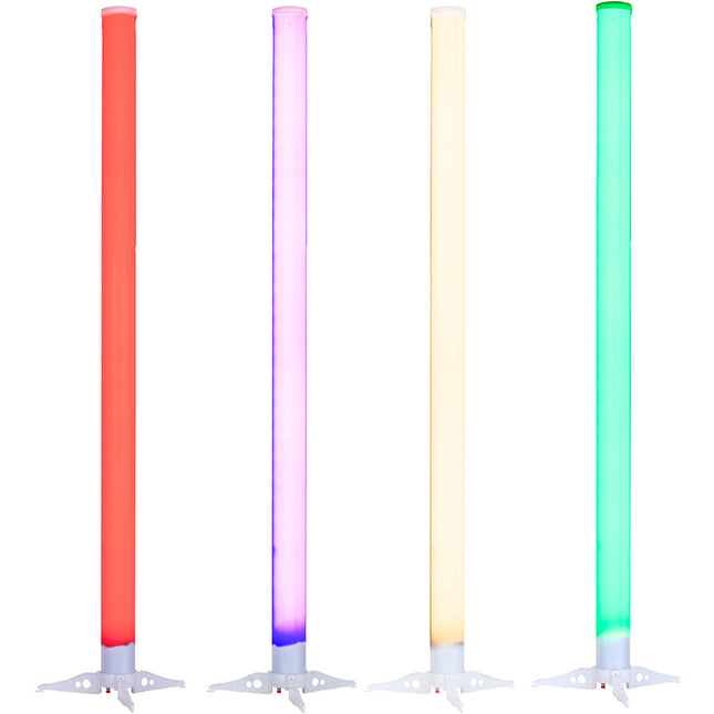 Eliminator Lighting LED BP Tubes Kit de 4 tubos recargables con control IR y accesorios