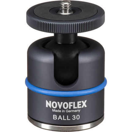 Novoflex BALL 30 Cabezal esférico Soporta 5kg Base giratoria 1/4"-20