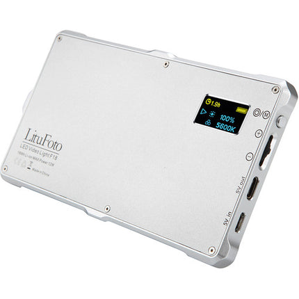 LituFoto F18 Luz LED Bi-Color Portátil 3200 5600K 1300 Lux Batería integrada