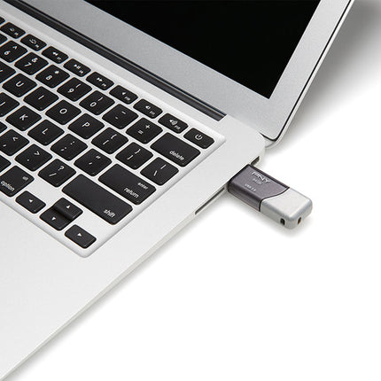 PNY 64GB Turbo Attaché 3 USB 3.0 Memoria Flash 100 MB/s Gris
