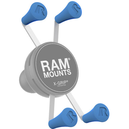 RAM Mounts Tapas de Goma para Soportes X-Grip Pack de 4 Azul con Pegamento