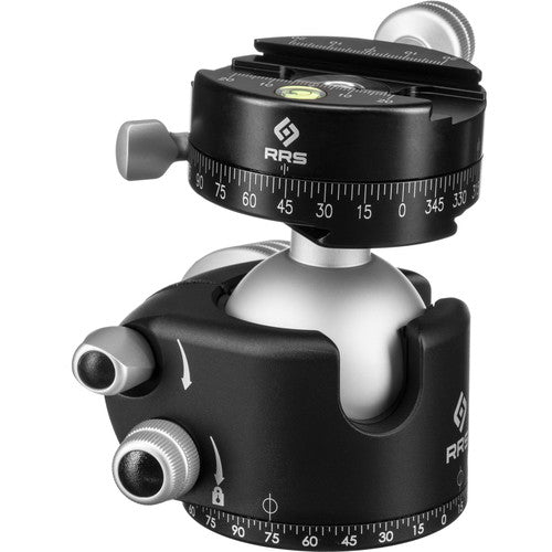 Really Right Stuff BH-55 Cabezal esférico Capacidad 50 lb Altura 4.6" con abrazadera de panorámica