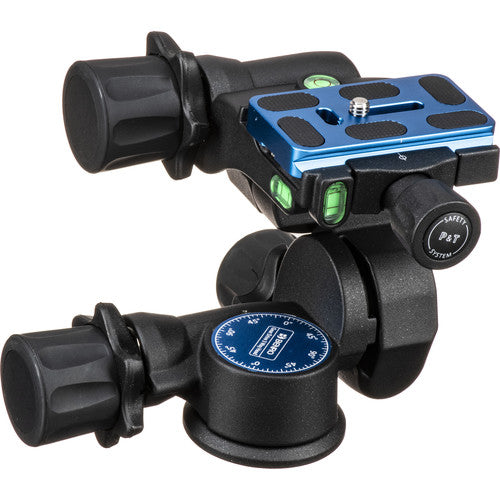 Benro GD3WH Cabezal Engranado 3 Vías Capacidad 6 Kg Altura 11 cm