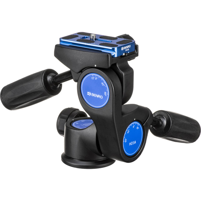 Benro HD3A Cabezal Panorámico 3 Vías Capacidad 12 kg 3 Niveles Burbuja