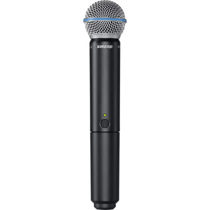 Shure BLX288/B58 Sistema Inalámbrico Microfono Dual Beta 58A 300 pies alcance 14h batería
