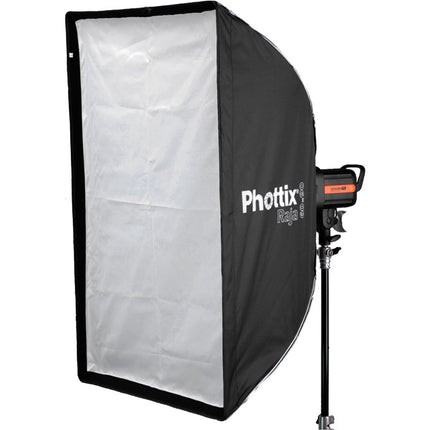 Phottix Raja Softbox Rectangular 60x89 cm con Rejilla y Difusores