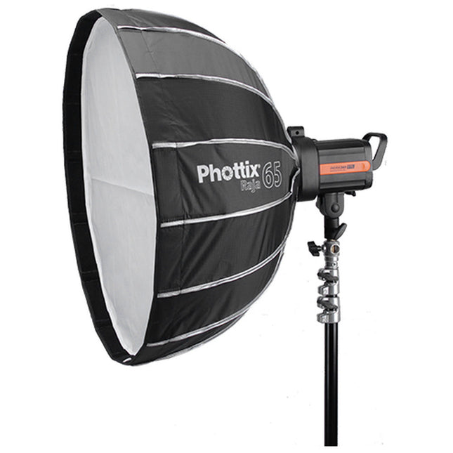 Phottix Raja Softbox Parabólico 26" con Rejilla Difusor y Aro Bowens