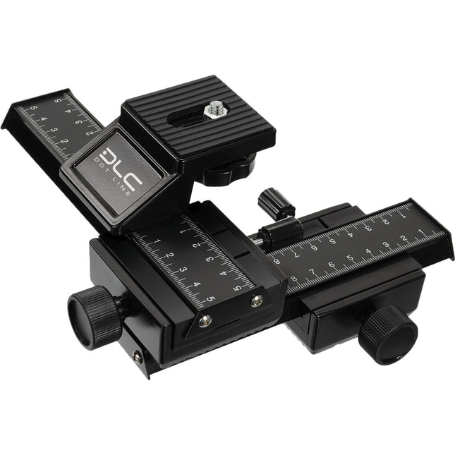 Dot Line DL-0328 Rail de enfoque macro doble eje con control de tensión y ajuste preciso