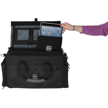 PortaBrace DVO-1TAB Estuche Rígido para Múltiples iPads con Compartimentos y Material Cordura 1000-Denier