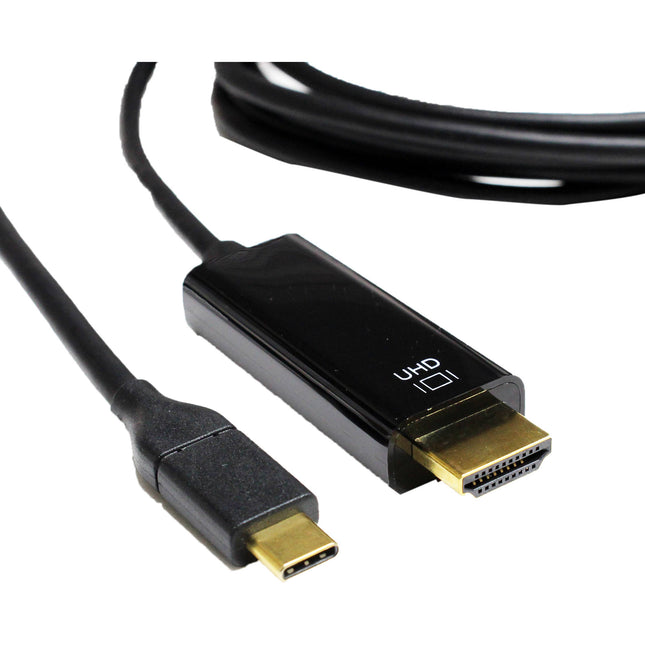 Tera Grand Cable USB Type-C a HDMI 6 pies 4K 60Hz con conectores dorados