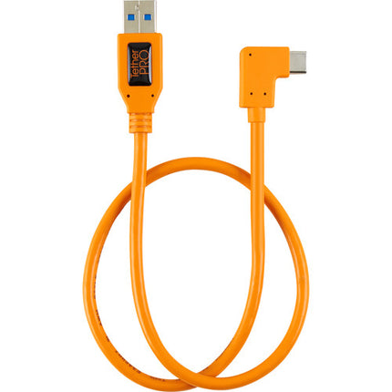 Tether Tools 20" TetherPro Cable Adaptador USB 3.1 Tipo A a C Ángulo Recto 20 Pulgadas