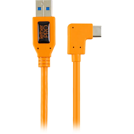 Tether Tools 20" TetherPro Cable Adaptador USB 3.1 Tipo A a C Ángulo Recto 20 Pulgadas