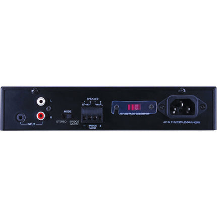 Vanco PulseAudio PA2X60 Amplificador Estéreo 120W RMS 2 Canales Euroblock