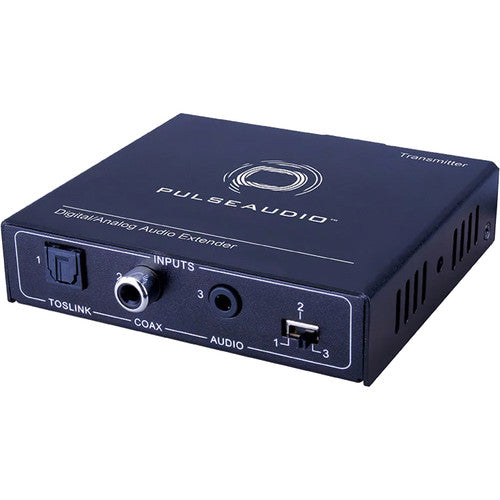Vanco PulseAudio Extensor de Audio Digital Analógico hasta 951.44 pies con PoC