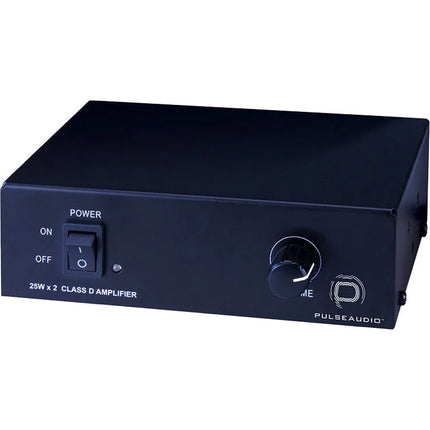 Vanco PulseAudio PA2X25 Amplificador Estéreo 50W RMS 2 Canales Euroblock
