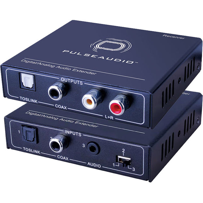 Vanco PulseAudio Extensor de Audio Digital Analógico hasta 951.44 pies con PoC