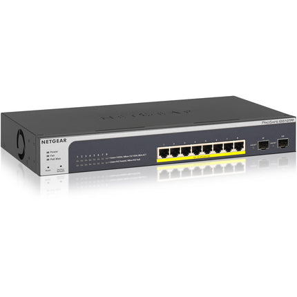 Netgear ProSAFE GS510TPP Switch gestionado Gigabit 8 puertos PoE+ 190W con SFP