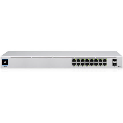 Ubiquiti UniFi Switch Gestionado 16 Puertos Gigabit 8 PoE+ 2 SFP Rack