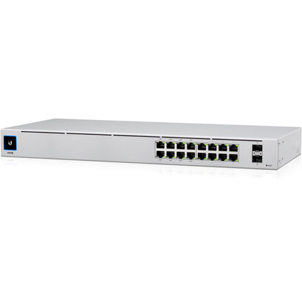 Ubiquiti UniFi Switch Gestionado 16 Puertos Gigabit 8 PoE+ 2 SFP Rack