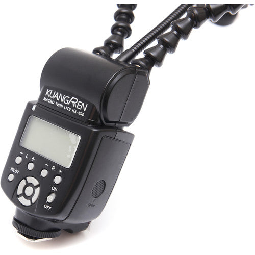 Venus Optics KX-800 Flash Macro Flexible con Dos Brazos de 18.9 Pulgadas