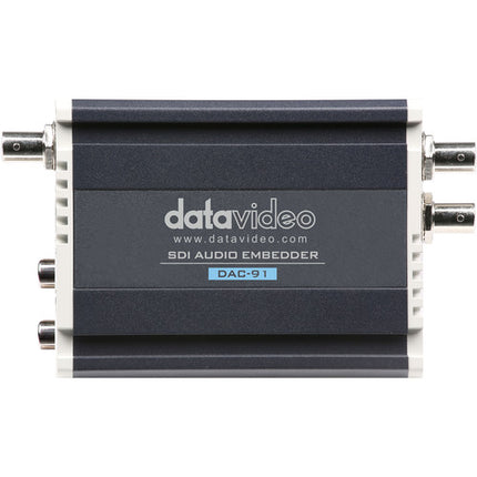 Datavideo DAC-91 Embebedor de Audio Analógico SDI 2 Canales 1080p60 3G HD SD-SDI