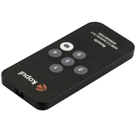 Kopul HDMI 2.0 5 x 1 Switcher con resolución 4K 60 Hz y control remoto IR