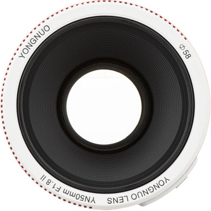 Yongnuo YN 50mm f/1.8 II Lente Canon EF Montura Metal 58mm