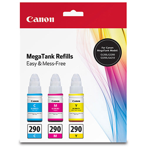 Canon GI-290 Pack de Tinta para Impresora MegaTank 70mL Cyan Magenta Amarillo