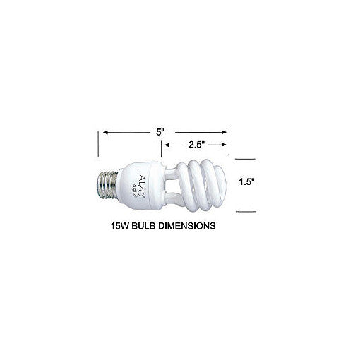 ALZO Joyous Light Bombilla CFL 15W 120V 5500K 10000 Horas
