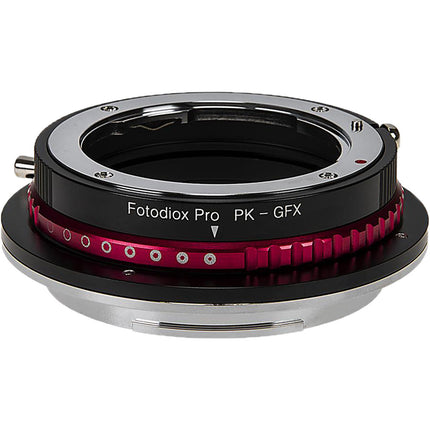 FotodioX DLX Adaptador de Montura para Pentax K a FUJIFILM G con Control de Apertura