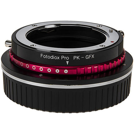 FotodioX DLX Adaptador de Montura para Pentax K a FUJIFILM G con Control de Apertura