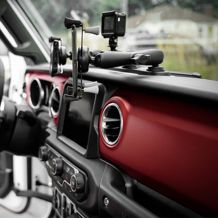 RAM Mounts RAM Tough-Track para Jeep JL Gladiator 2018-2019 12 pulgadas acero y montaje sin taladro