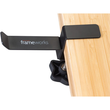Gator Frameworks Soporte para Auriculares de Escritorio con Abrazadera hasta 1.5"