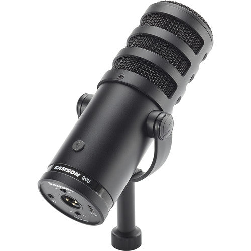 Samson Q9U Micrófono Dinámico Transmisión XLR USB 96kHz 24-Bit